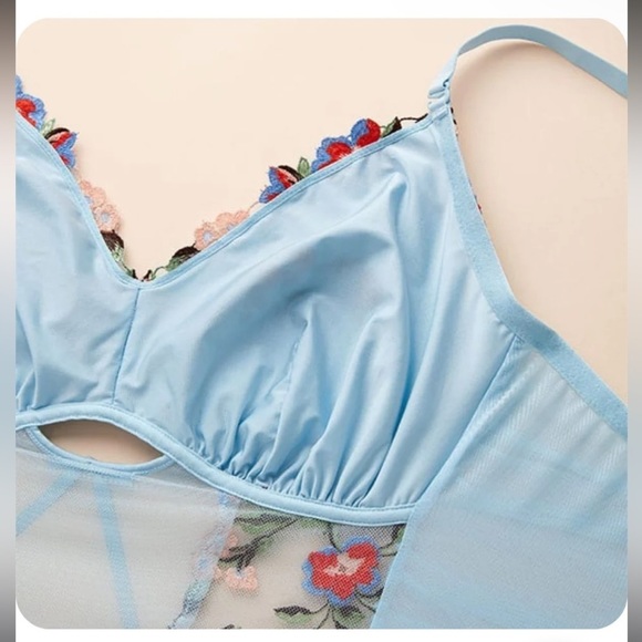 NWT Understance Paloma Wireless Bustier Bra - Aquamarine 32 A/B - Picture 5 of 7